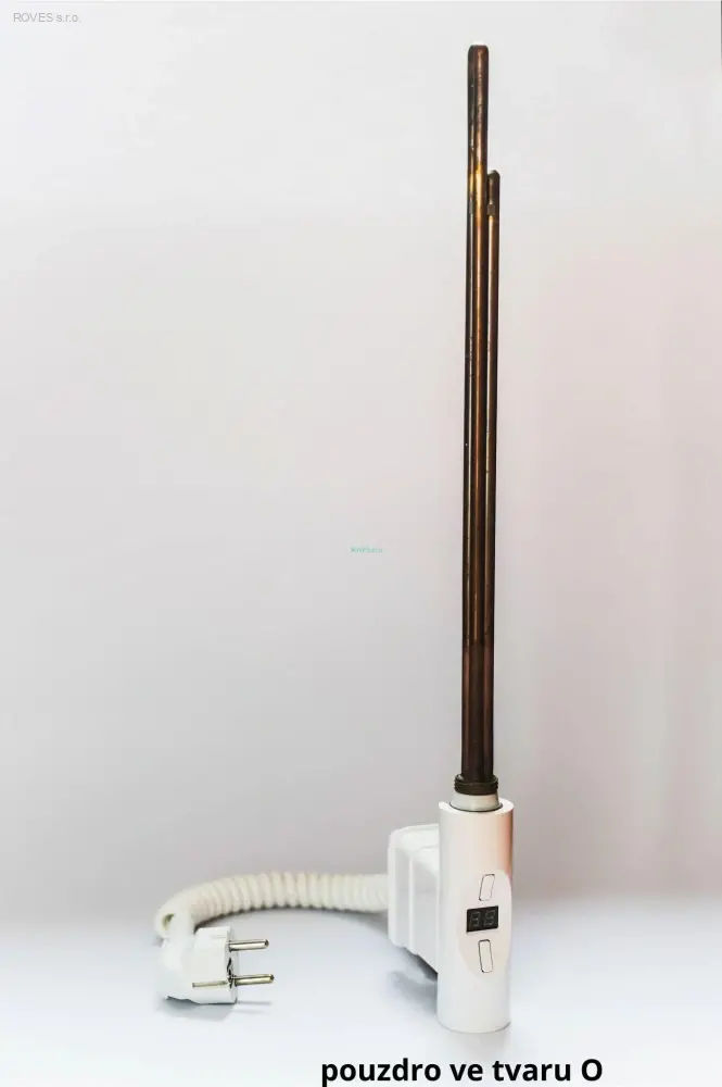HEATPOL Topná tyč bílá 600 W, H+E 600W