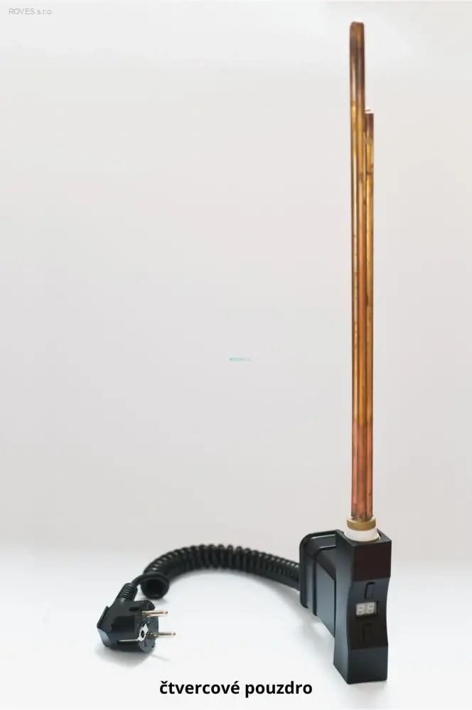 HEATPOL Topná tyč černá 1200 W, H+E 1200B