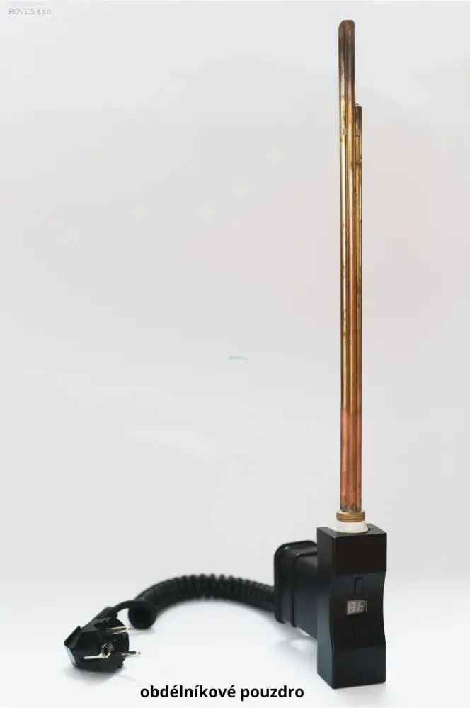 HEATPOL Topná tyč černá 1200 W, H+E 1200B