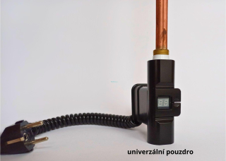 HEATPOL Topná tyč černá 900 W, H+E U900B