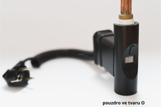 HEATPOL Topná tyč černá 900 W, H+E O900B