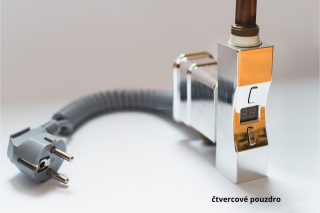 HEATPOL Topná tyč chrom 300 W, H+E Q300CR